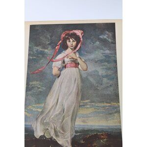 Pinkie Lawrence Early British School Print Vintage 94078